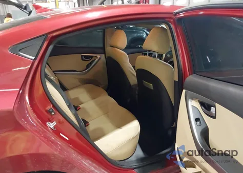 2012 Hyundai Elantra Gls (Ulsan Plant) из США, поврежденный, VIN KMHDH4AE2CU274272